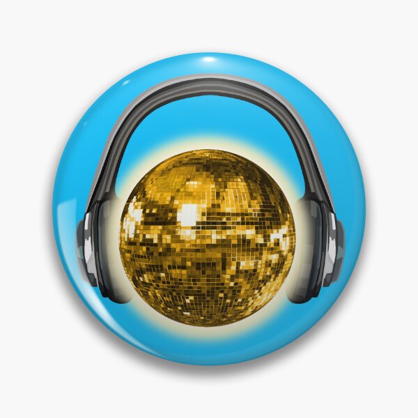 Item preview, Gold Sunny Disco Ball Sun with Headphones designed and sold by Deborah Camp.