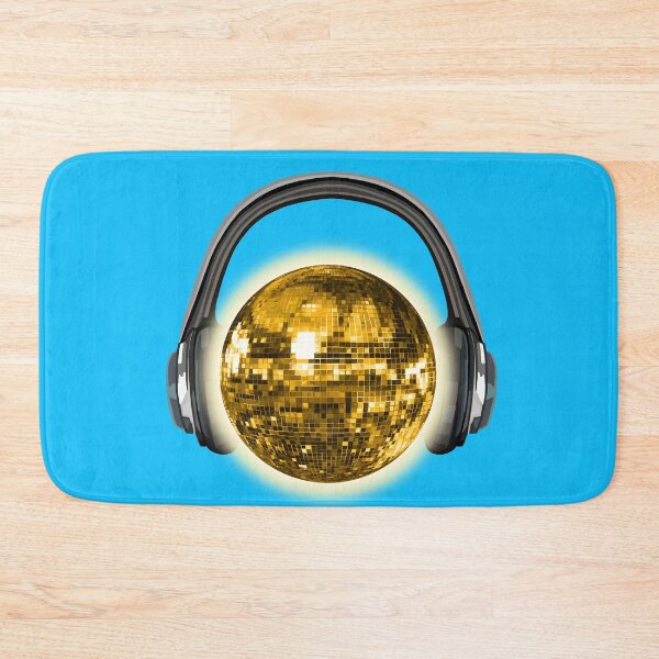 Item preview, Gold Sunny Disco Ball Sun with Headphones designed and sold by Deborah Camp.