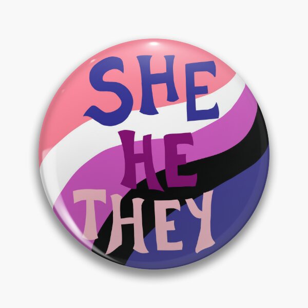 She They - Button Pin – Schlady