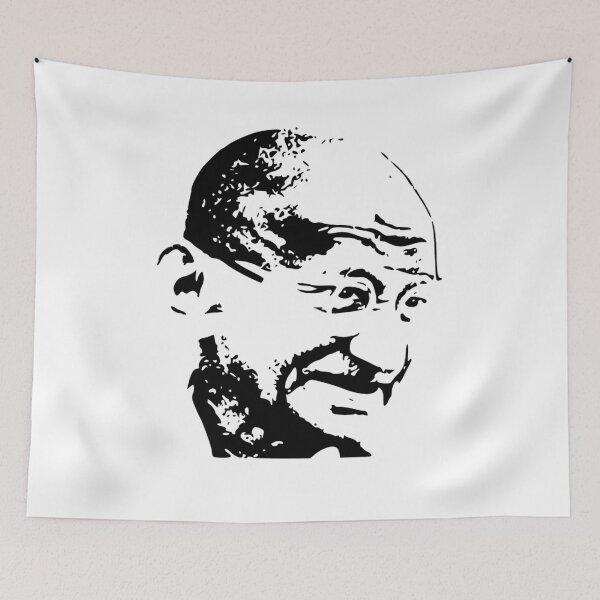 Artikelvorschau, Mahatma Gandhi in Skizze entworfen und verkauft von Shahbaz  art.