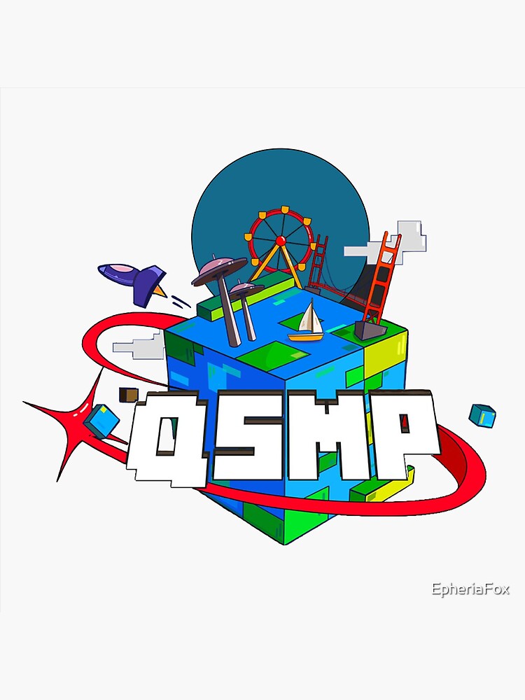 QSMP logo Sticker by EpheriaFox