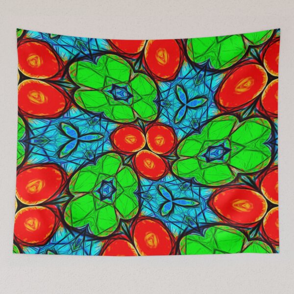 Artikelvorschau, Buntes Blumenformmuster entworfen und verkauft von Patternflower.