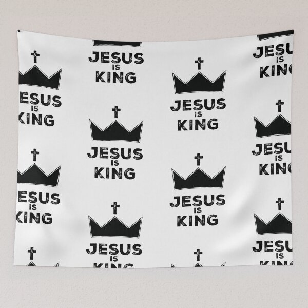 Item preview, Jesus is King ("Grunge" look) designed and sold by KTSubz Faith & Fun Designs.