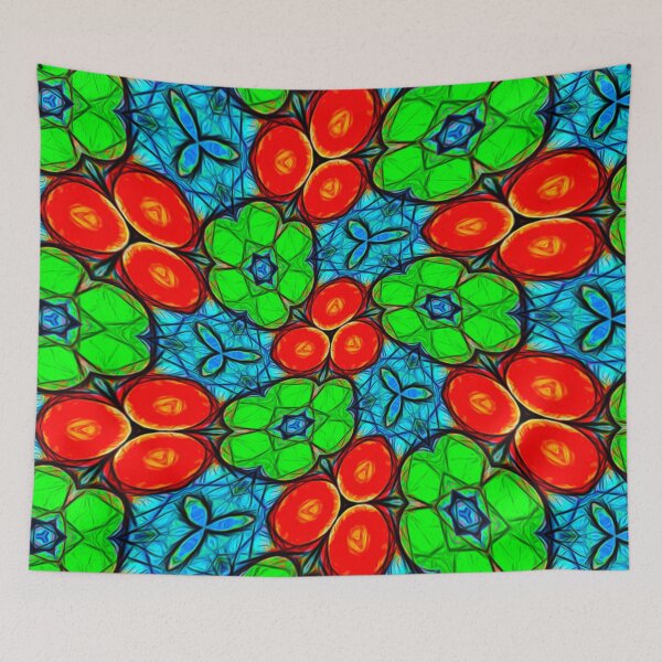 Artikelvorschau, Buntes Blumenformmuster entworfen und verkauft von Patternflower.
