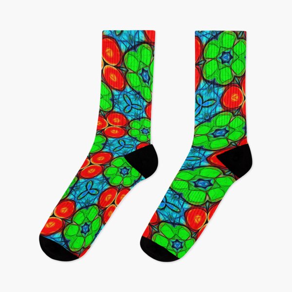 Artikelvorschau, Buntes Blumenformmuster entworfen und verkauft von Patternflower.