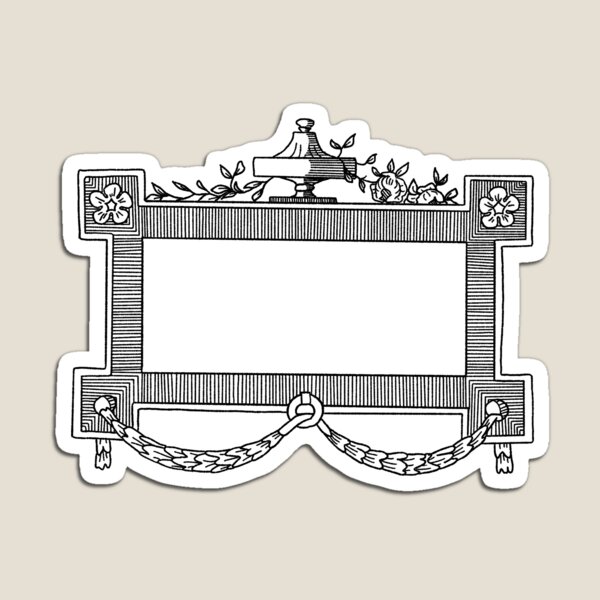 Item preview, Ilustración de marco victoriano cuadrado designed and sold by ferndaughter.