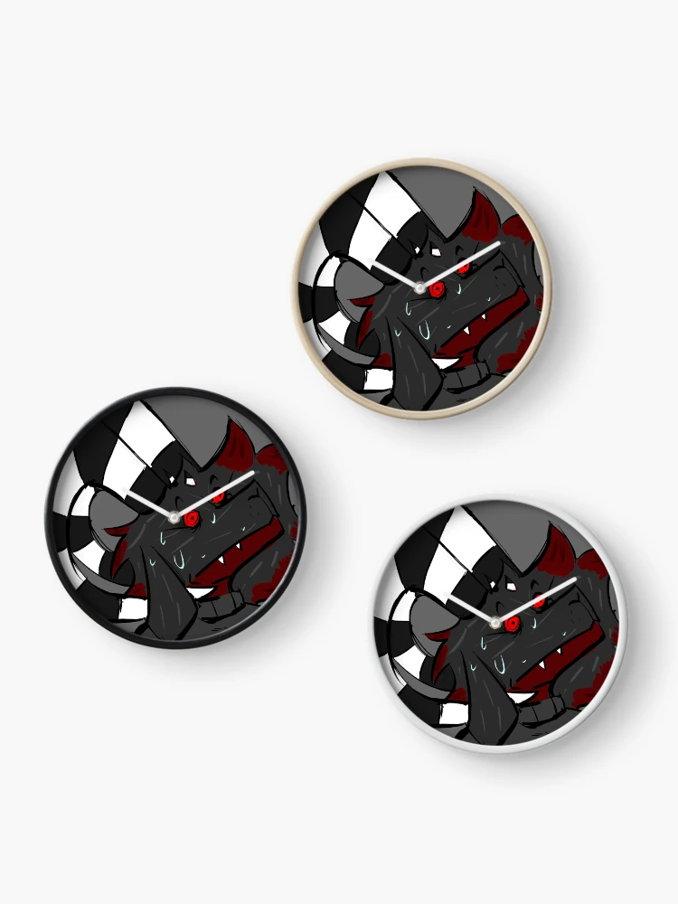 Thumbnail 3 of 4, Clock, oh hell nah designed and sold by OFFICAL-ROTWARE.