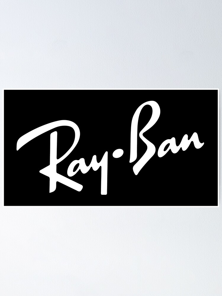 Ray Ban Logo White