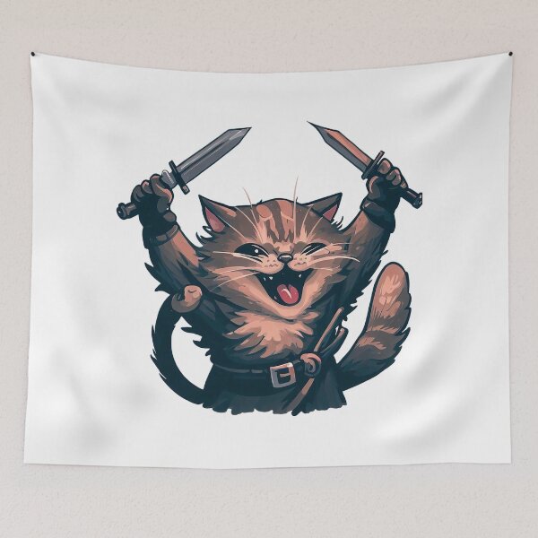 Item preview, Attack Cat 2 designed and sold by mintytees.