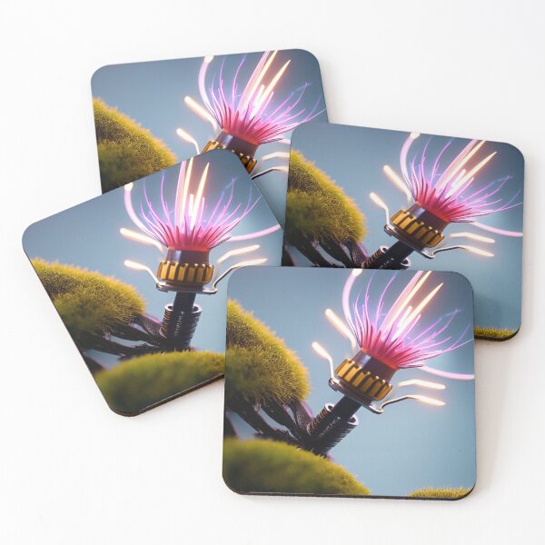 Item preview, Nature.exe #0024 Cyber Neon Plant  designed and sold by GrumpyMrGrouper.