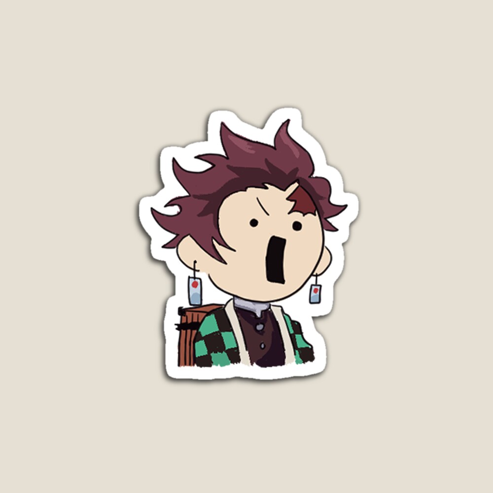 Chibi Demon Tanjiro Vinyl Sticker