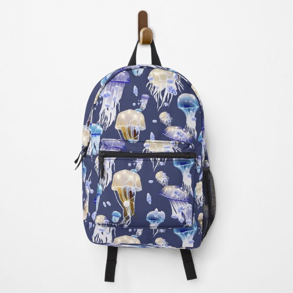 Item preview, Watercolour jellyfish. Geometric jellyfish, crystals, bubbles, marine life designed and sold by Anastasiia Yurevych.