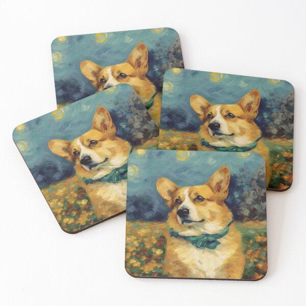 Item preview, Adorable Corgi with scarf designed and sold by StarCrestOnyx.