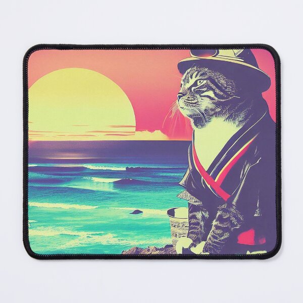 Item preview, Samurai Cat 1 designed and sold by mintytees.