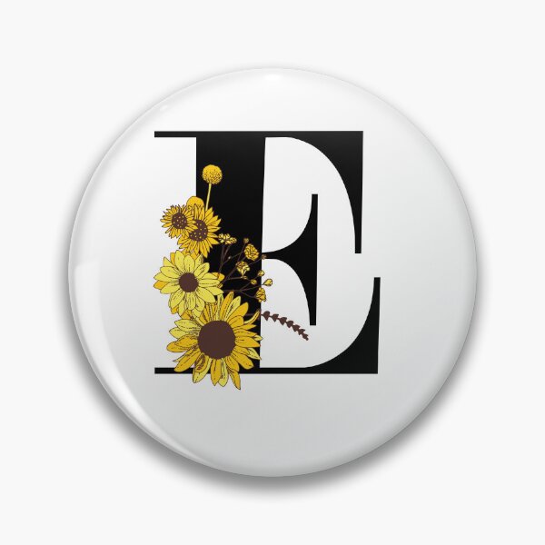 Item preview, Sunflower Monogram E designed and sold by Coffee Lifestyle.