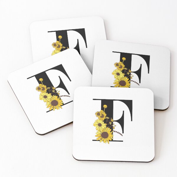 Item preview, Sunflower Monogram F designed and sold by Coffee Lifestyle.