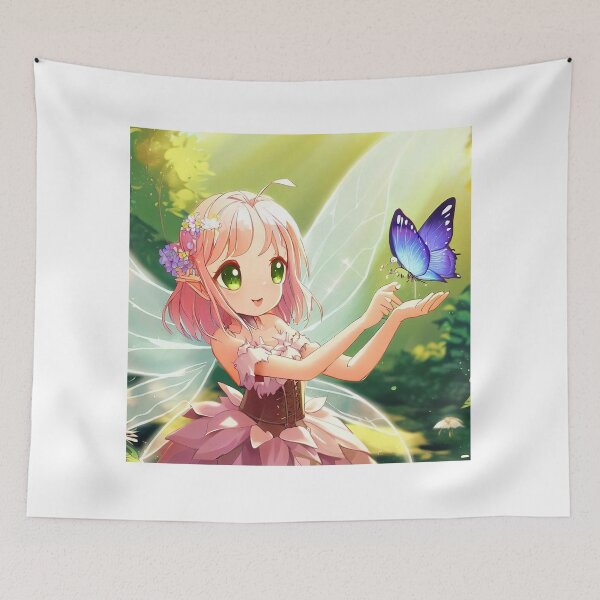 Item preview, Fairy with Butterfly 1 designed and sold by mintytees.