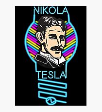 Funky Tesla Lamp Photographic Print
