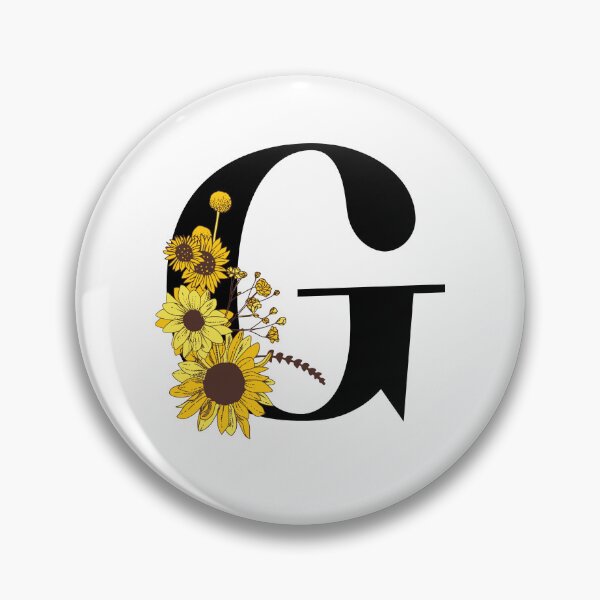 Item preview, Sunflower Monogram G designed and sold by Coffee Lifestyle.