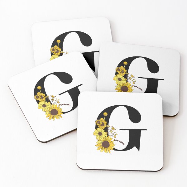 Item preview, Sunflower Monogram G designed and sold by Coffee Lifestyle.