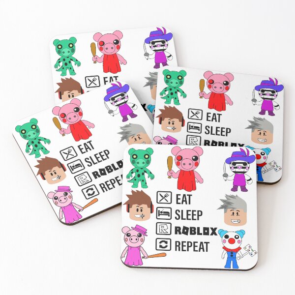 Item preview, Piggy Roblox with Mantra: Eat, Sleep, Roblox, Repeat designed and sold by whatcryptodo.