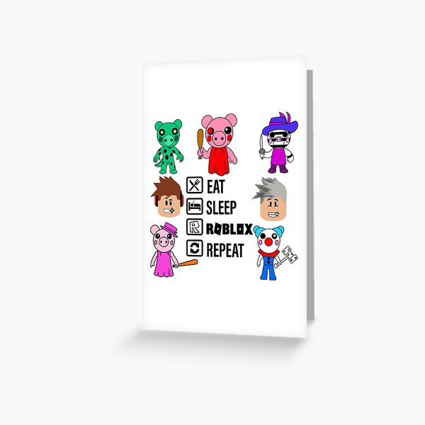 Roblox - Noob Greeting Card by Vacy Poligree