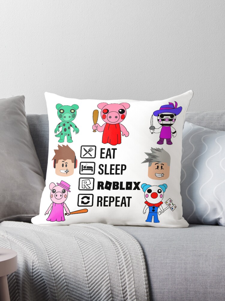 Piggy Roblox with Mantra: Eat, Sleep, Roblox, Repeat Art Print for Sale by  whatcryptodo