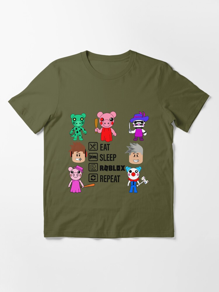 Piggy Roblox with Mantra: Eat, Sleep, Roblox, Repeat Art Print for Sale by  whatcryptodo