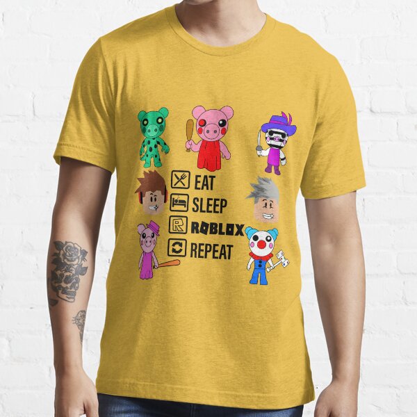 Piggy Roblox with Mantra: Eat, Sleep, Roblox, Repeat Photographic Print  for Sale by whatcryptodo