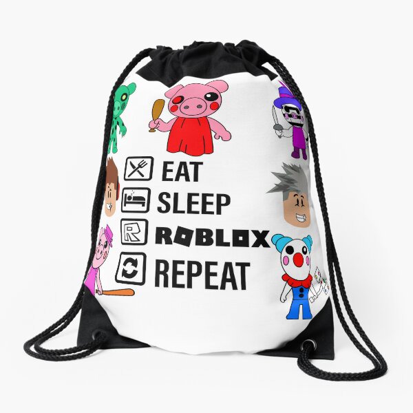 Piggy Roblox with Mantra: Eat, Sleep, Roblox, Repeat iPad Case