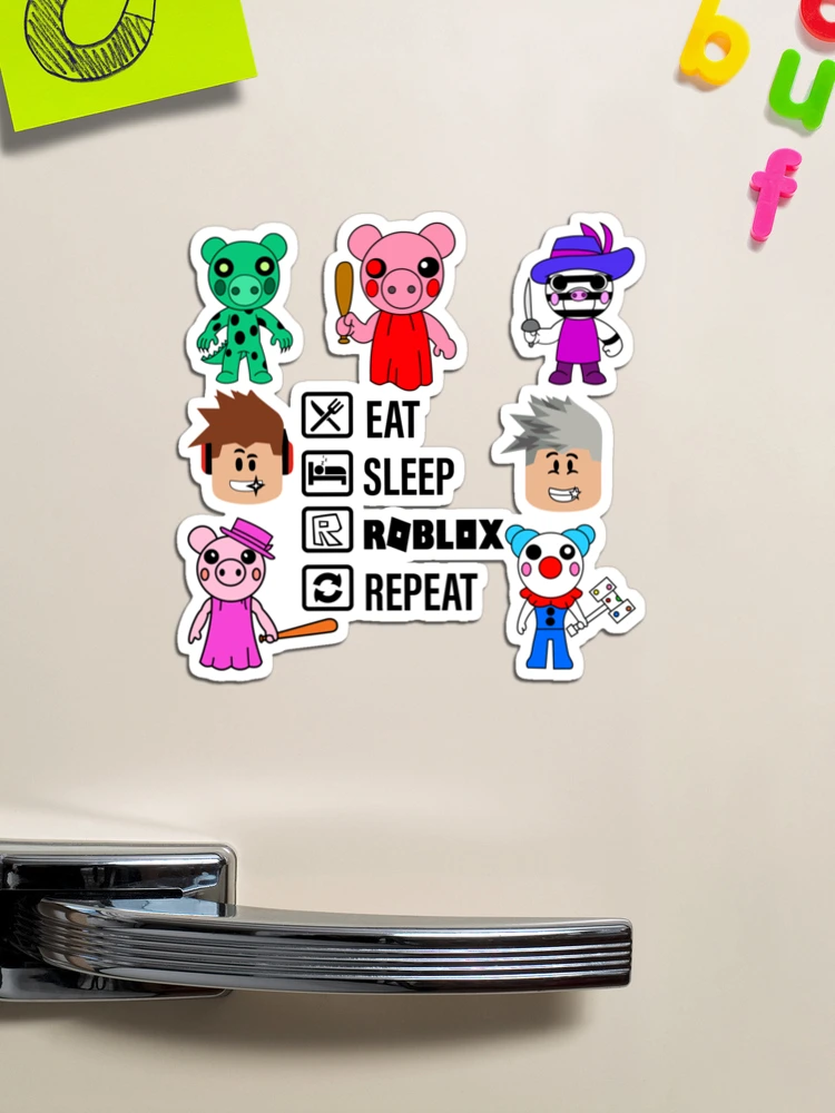 Piggy Roblox with Mantra: Eat, Sleep, Roblox, Repeat Art Print for Sale by  whatcryptodo