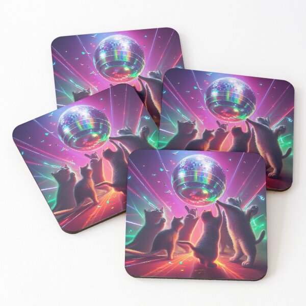 Item preview, Disco Cats 1 designed and sold by mintytees.