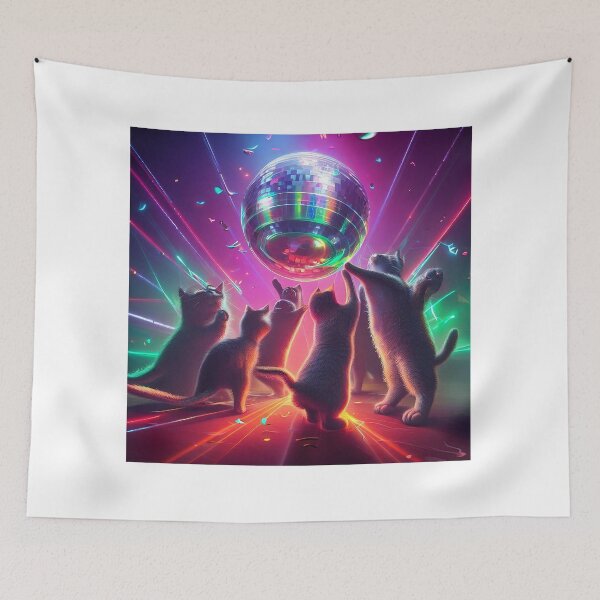 Item preview, Disco Cats 1 designed and sold by mintytees.