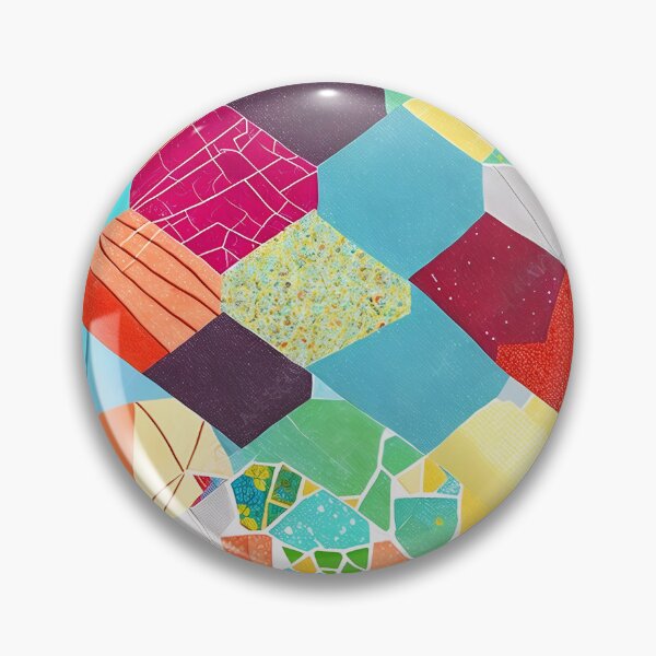 Item preview, modern hexagon quilt patterns designed and sold by Tamas Das.