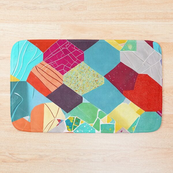 Item preview, modern hexagon quilt patterns designed and sold by Tamas Das.