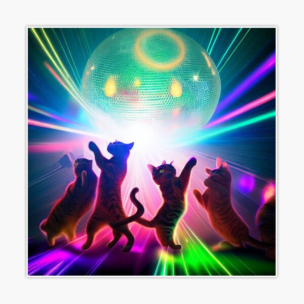 Disco Disco Party Sticker by CatDressed