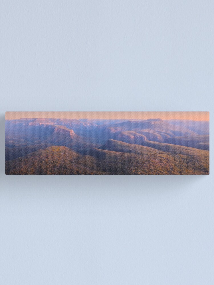 Thumbnail 2 of 3, Canvas Print, Pigeon House Mountain, Pre-dawn Summit View, Morton National Park, New South Wales, Australia designed and sold by Michael Boniwell.