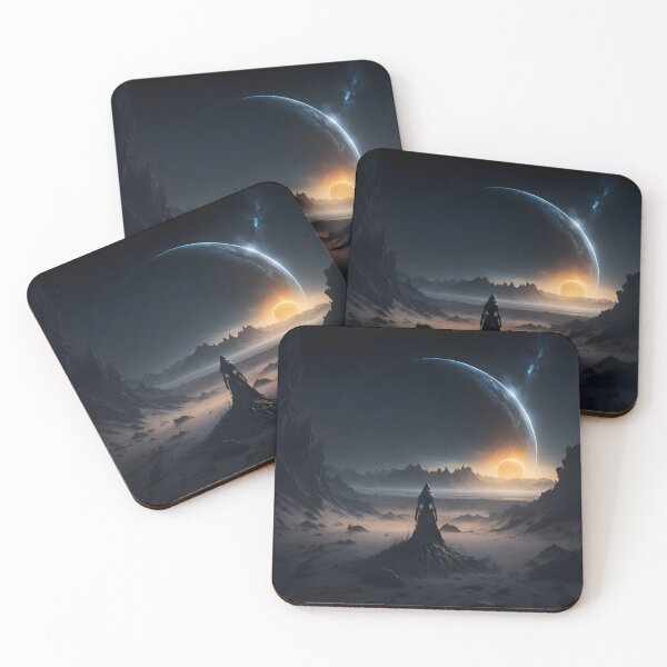 Item preview, Desolate Wasteland Dark Fantasy Concept Art designed and sold by Inspire-Imagery.