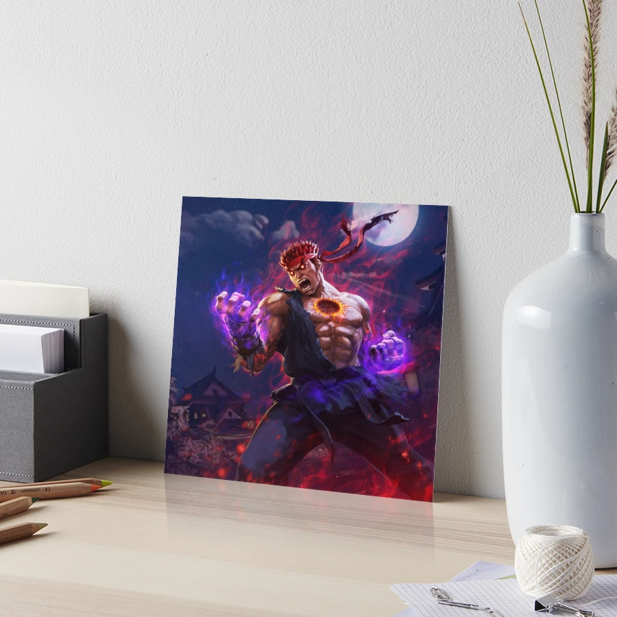 Street Fighter Evil Ryu Video Game Art Wall Indoor Room Poster - POSTER  20x30