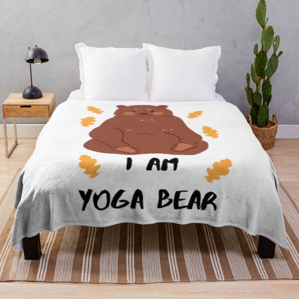 Item preview, I am yoga bear. Yoga teacher,yoga lovers designed and sold by Kawabijutsu21.
