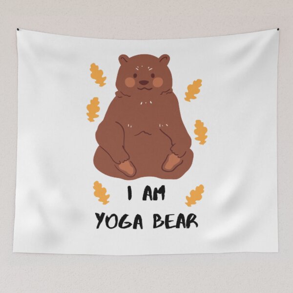 Item preview, I am yoga bear. Yoga teacher,yoga lovers designed and sold by Kawabijutsu21.