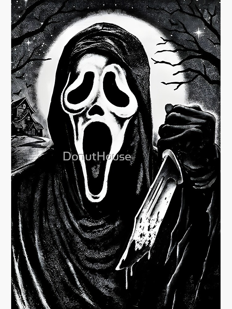 Scream mask drawing  Scary drawings, Horror artwork, Horror movie tattoos