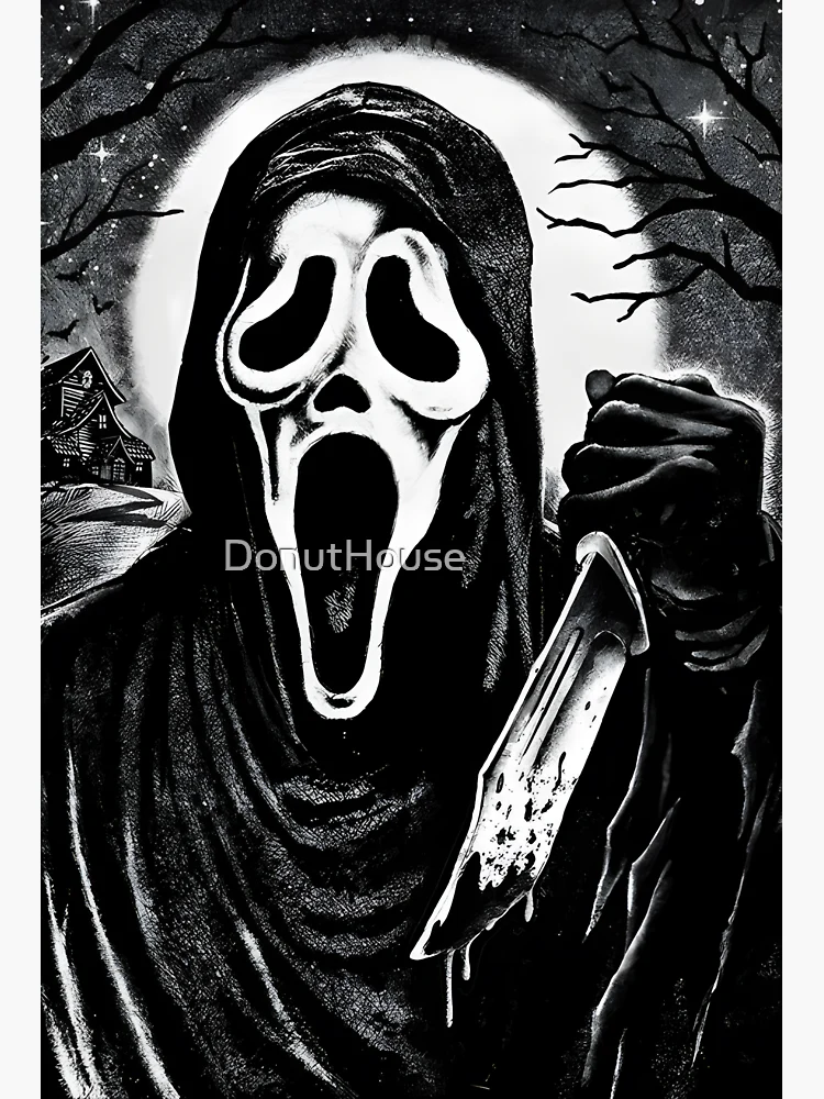 Ghostface Phone Call Magnet for Sale by solartd