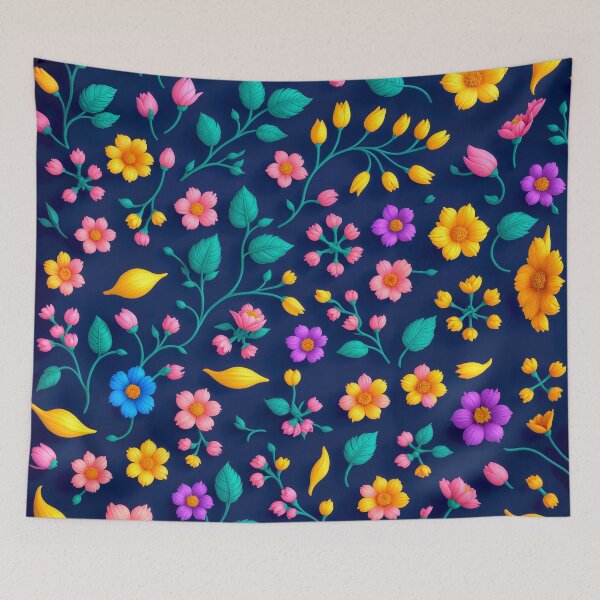 Item preview, Abstract Modern Floral Pattern - Contemporary and Colorful Art designed and sold by pinimgart.