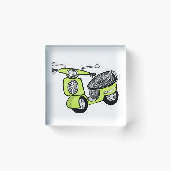 Item preview, Lime green scooter designed and sold by GanethLey.art.