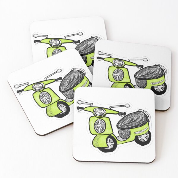 Item preview, Lime green scooter designed and sold by GanethLey.art.