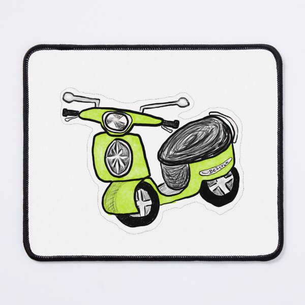 Item preview, Lime green scooter designed and sold by GanethLey.art.