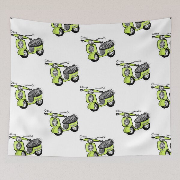 Item preview, Lime green scooter designed and sold by GanethLey.art.