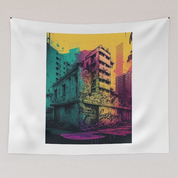 Item preview, Desolate Dreams - Abandoned Urban Landscape Design Graphic designed and sold by DeclaneHawk.