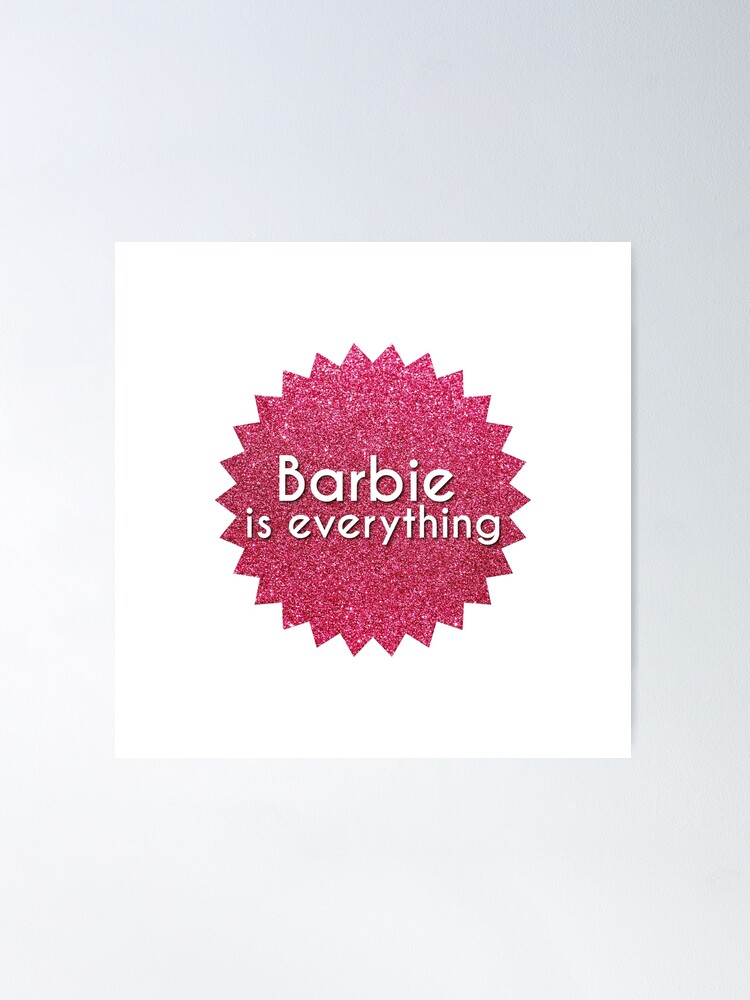 Hot Pink Barbie drink Sticker for Sale by sabinako